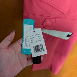Pink Pants with Button Detail